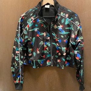 ADIDAS floral zip up jacket